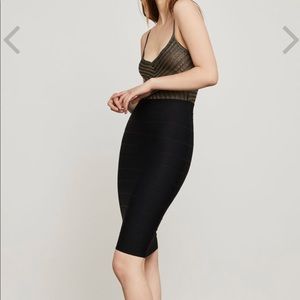 BCBG Black Bandage Pencil Skirt